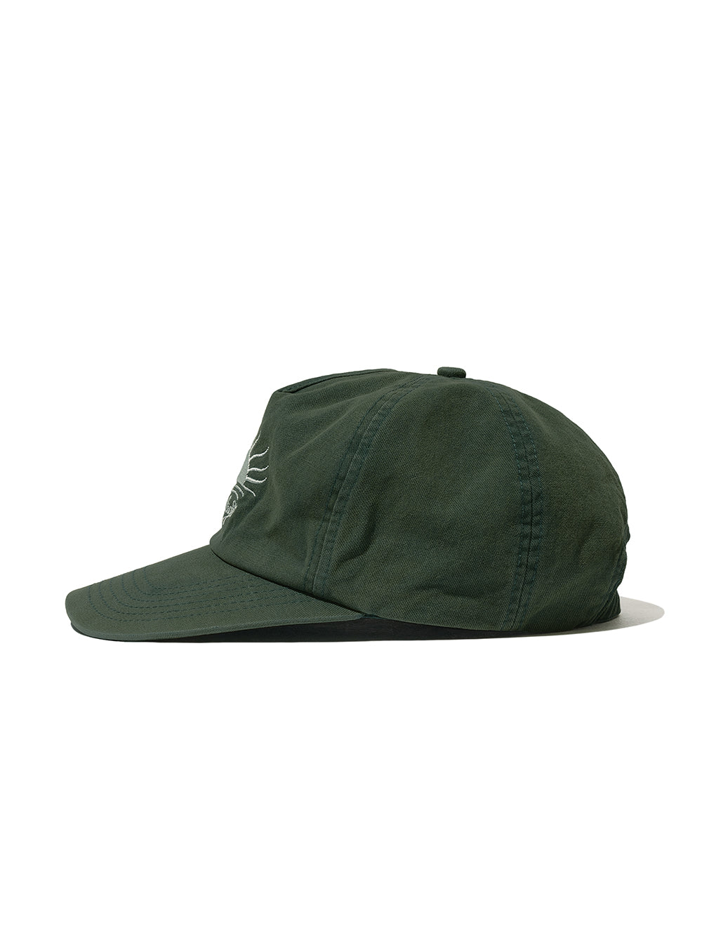 Vintage Washed Sunlight Ball Cap in Green