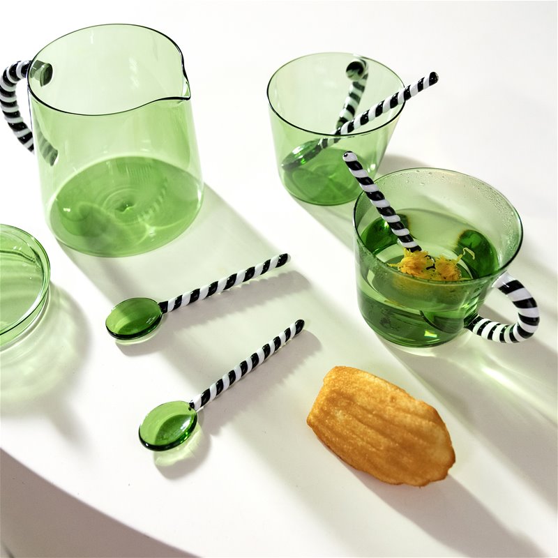 Duet Glass in Green Set of 2