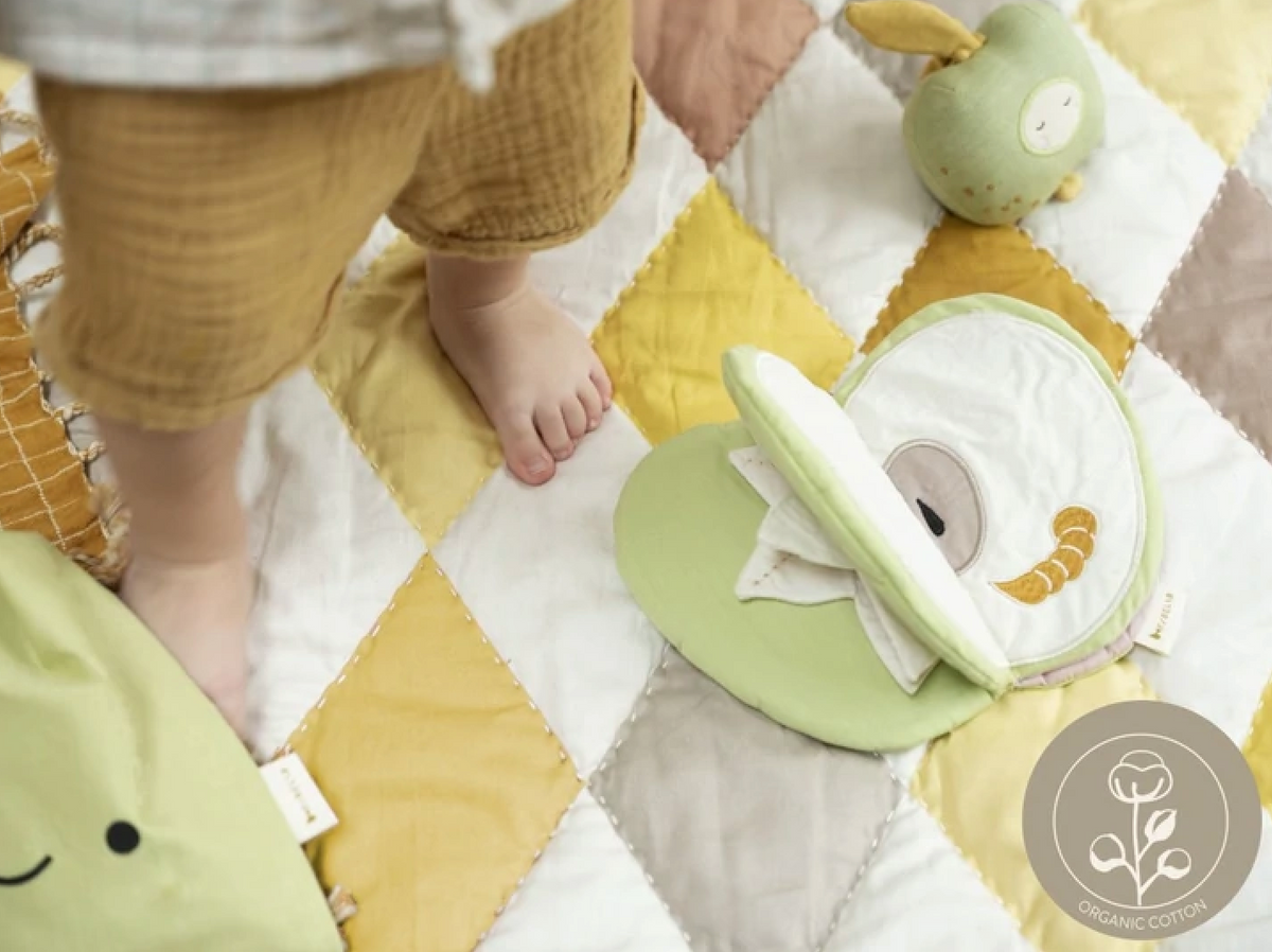 Organic Diamond Blanket in Yellow Mix – ALKEMI store