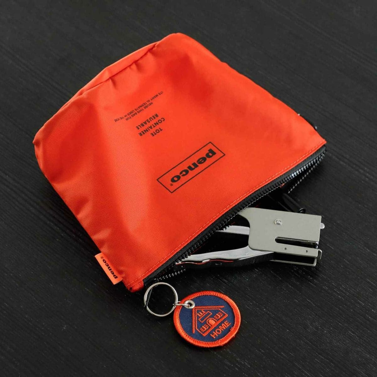 Hightide Penco Bucket Pouch in Orange