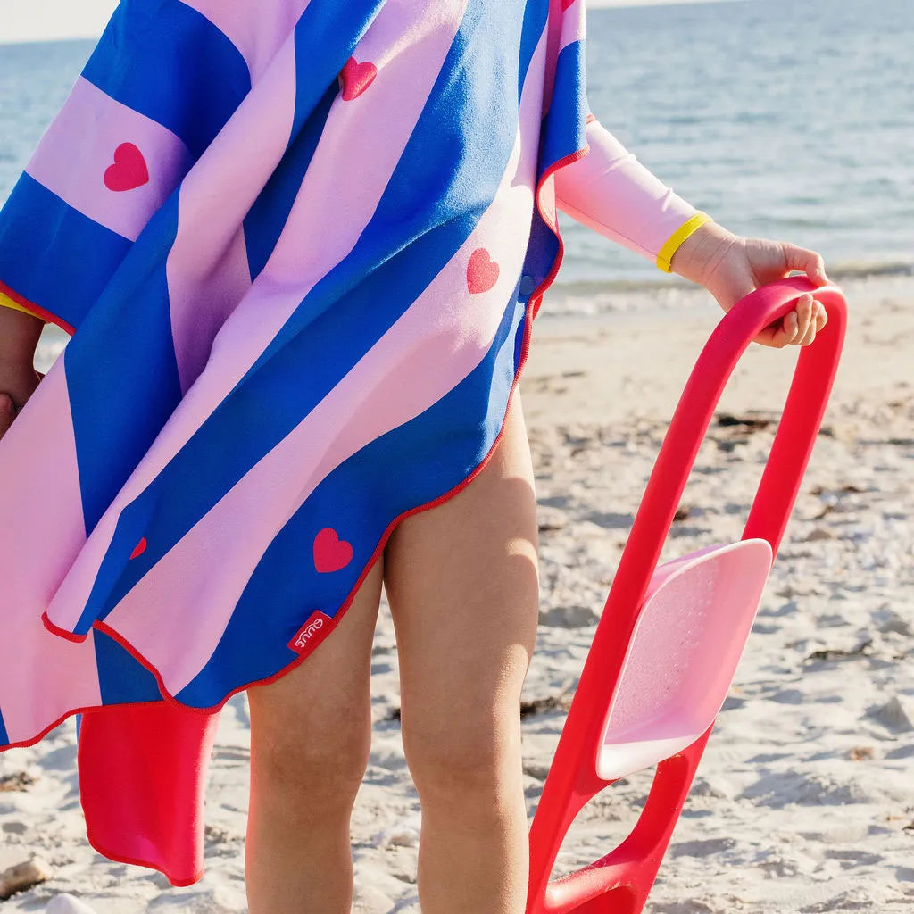 Microfibre Poncho Cherry