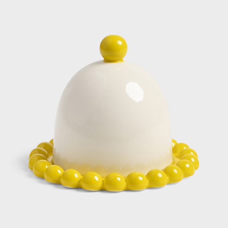 Perle Butter Dish in Yellow