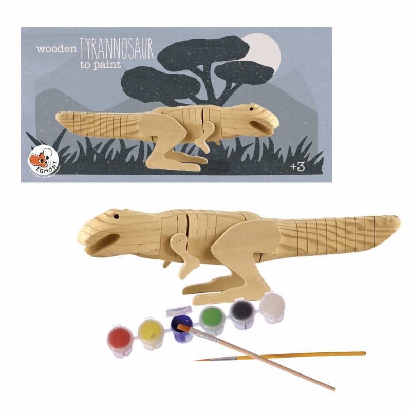 Wooden Tyrannosaurus To Paint