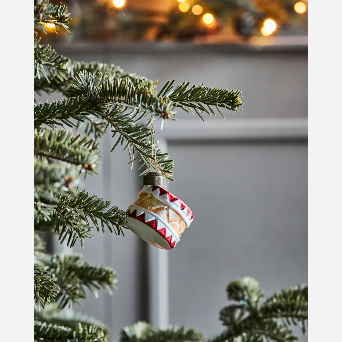 Red Tambur Christmas Ornaments