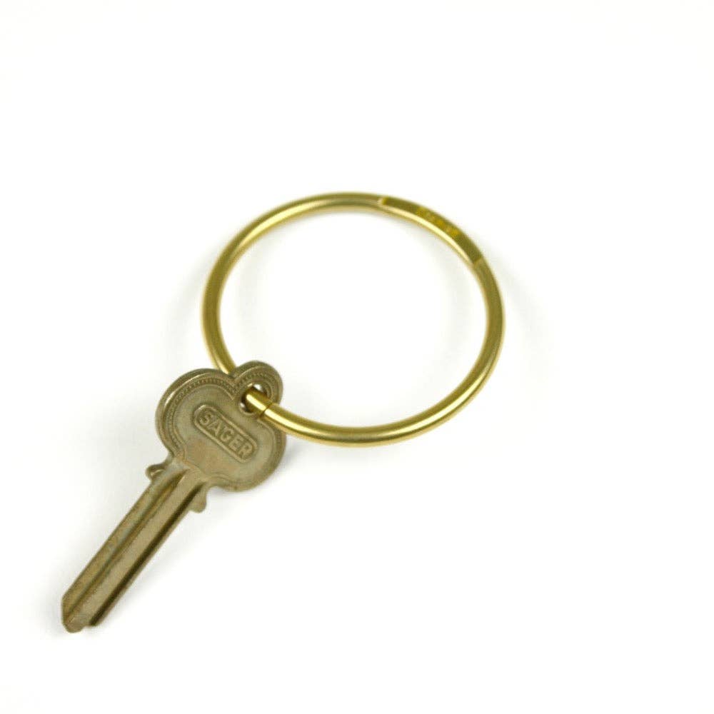 Round Keyring in Gold Colour – ALKEMI store