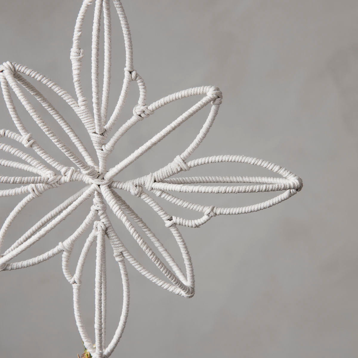 Christmas Tree Ornaments - Cream Star Tree Topper