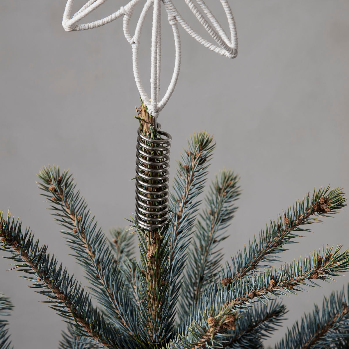 Christmas Tree Ornaments - Cream Star Tree Topper
