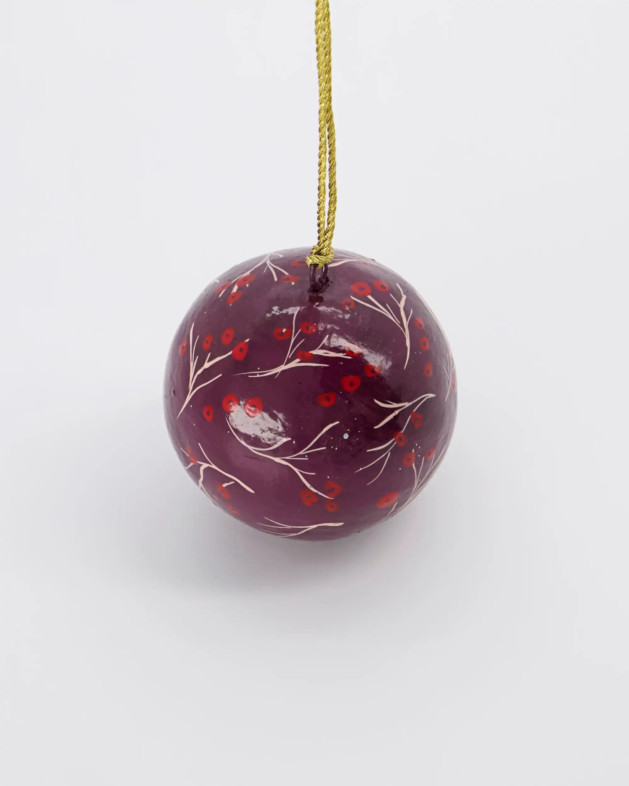 Mache Red Christmas Ornament Large – ALKEMI store