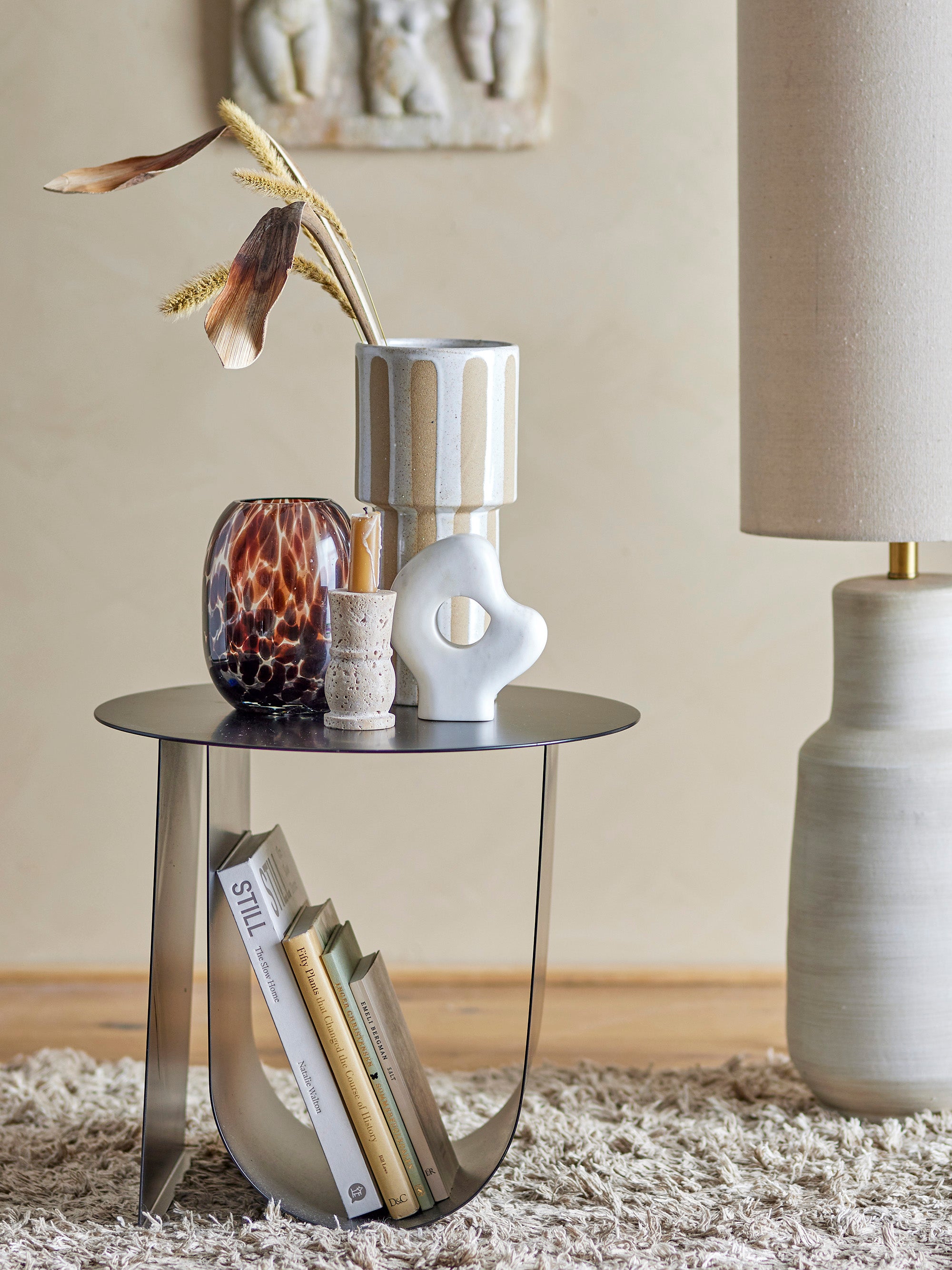 Cher Side Metal Table Black