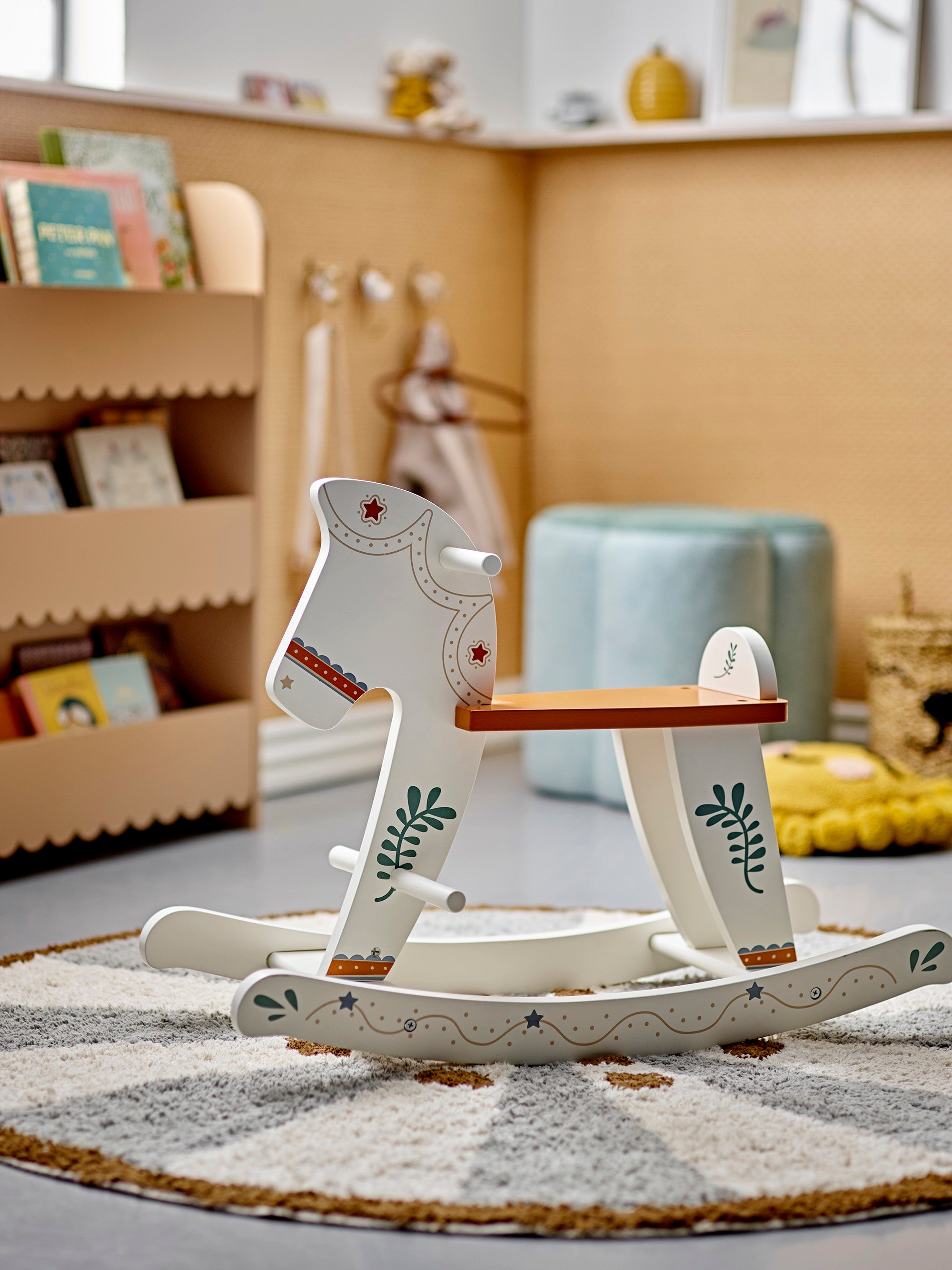 Ruddy White Horse Rocking Toy – ALKEMI store