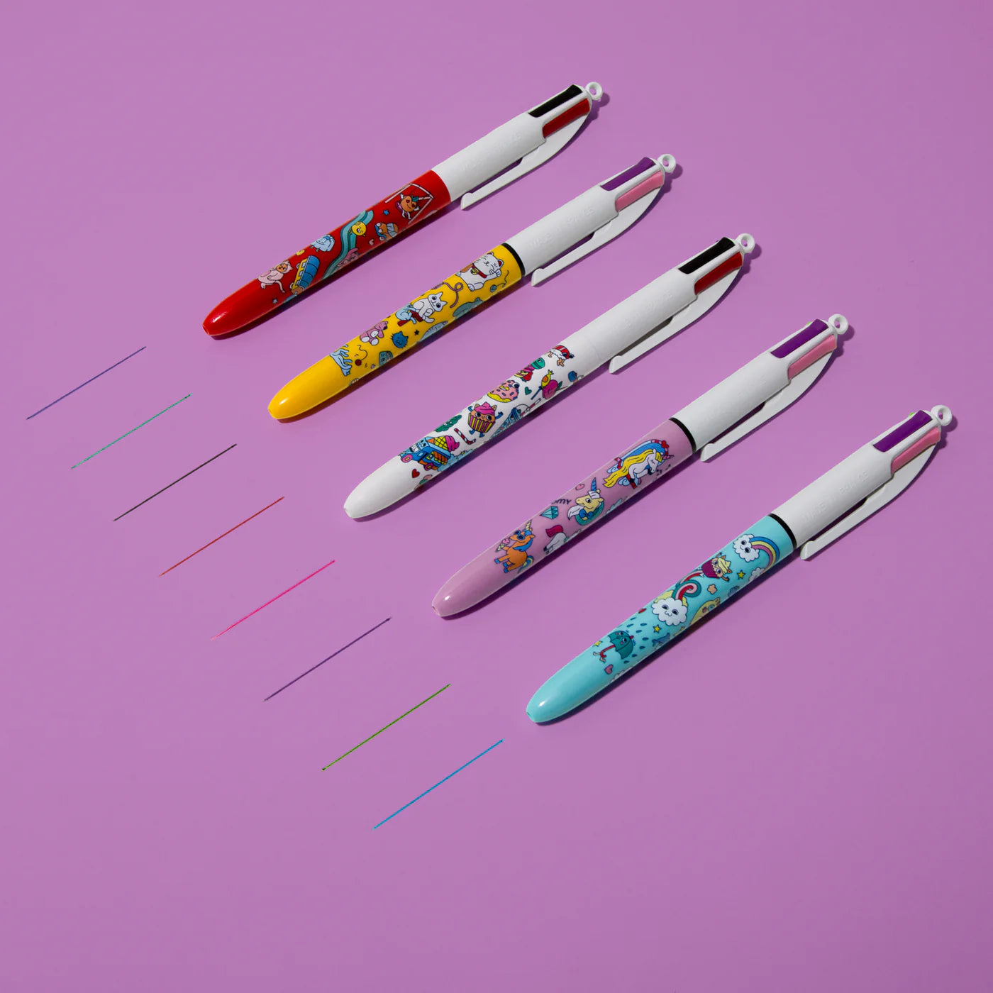 BIC x OMY - Box of 5 Kawaii Colour Pens