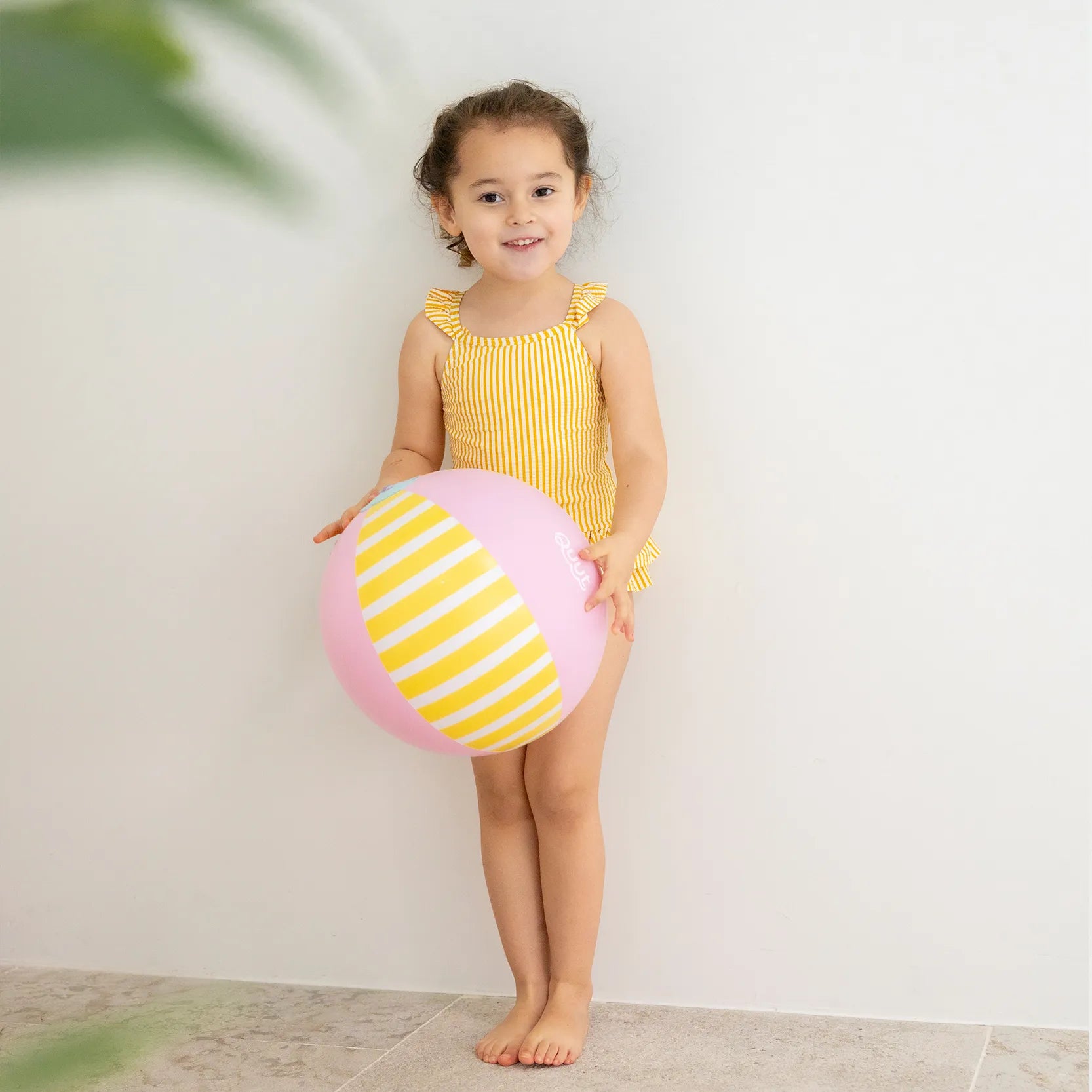 Inflatable Beach Ball Banana Pink