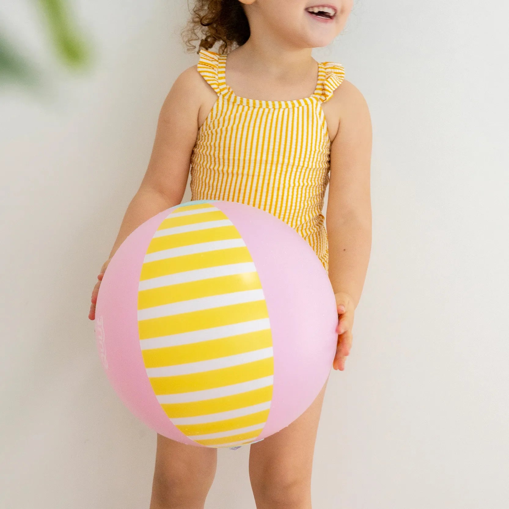 Inflatable Beach Ball Banana Pink