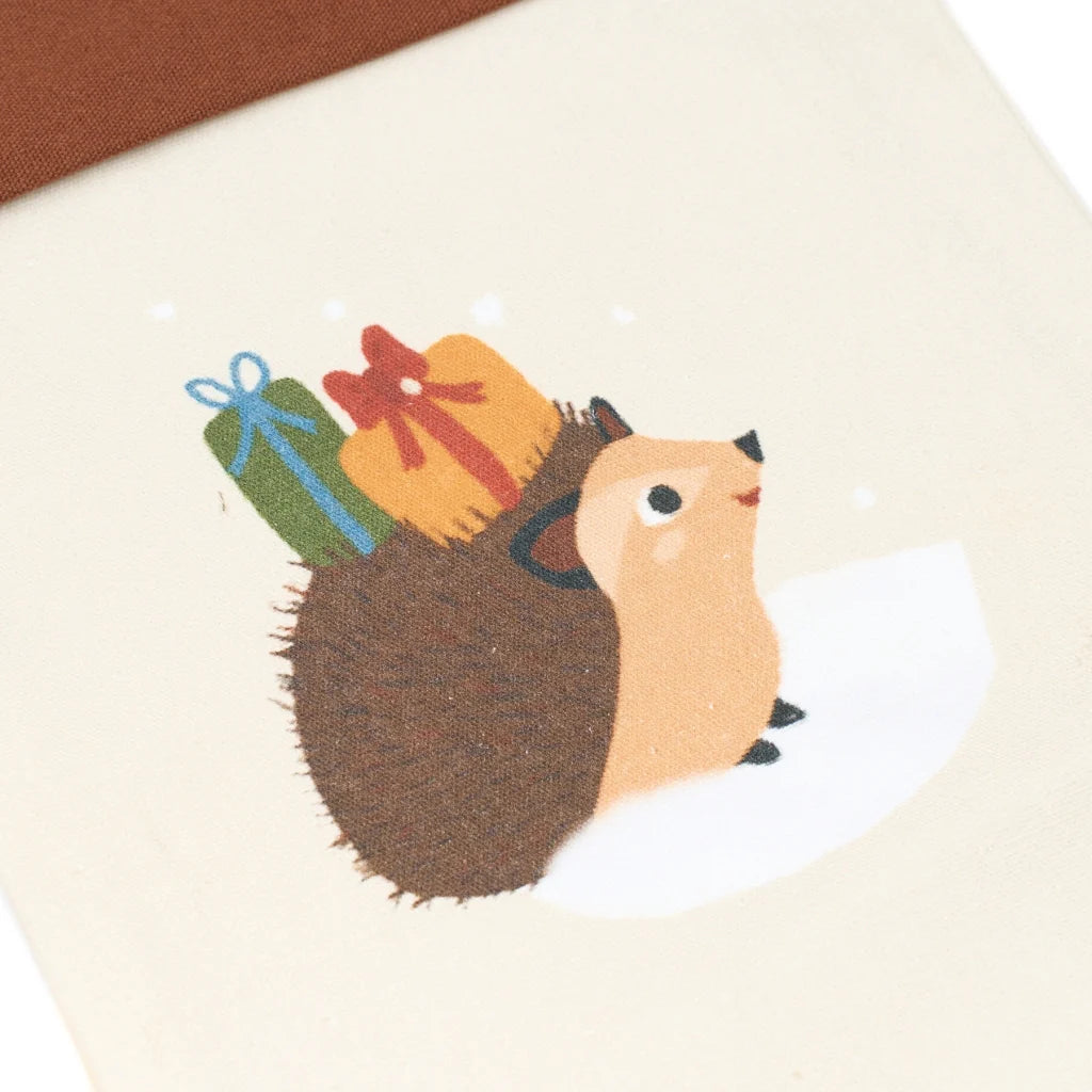 Christmas Stocking Woodland Hedgehog