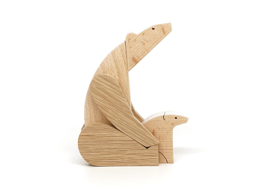 Polar Bear Wooden toy