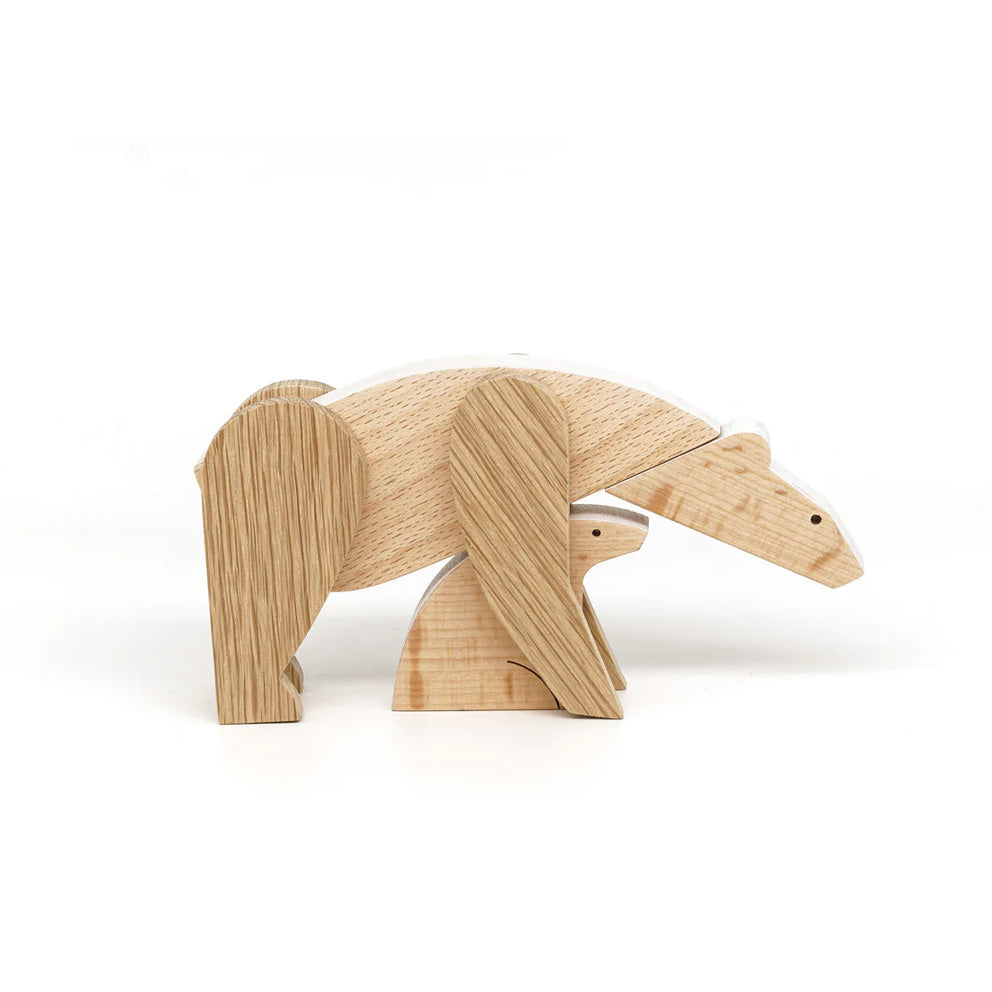 Polar Bear Wooden toy