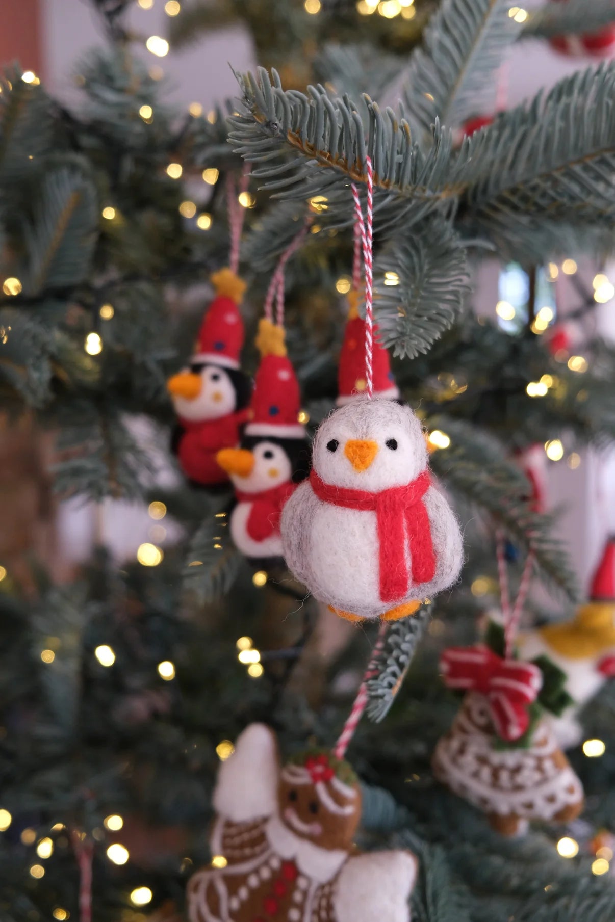 Baby Penguin with Scarf Hanging Decoration