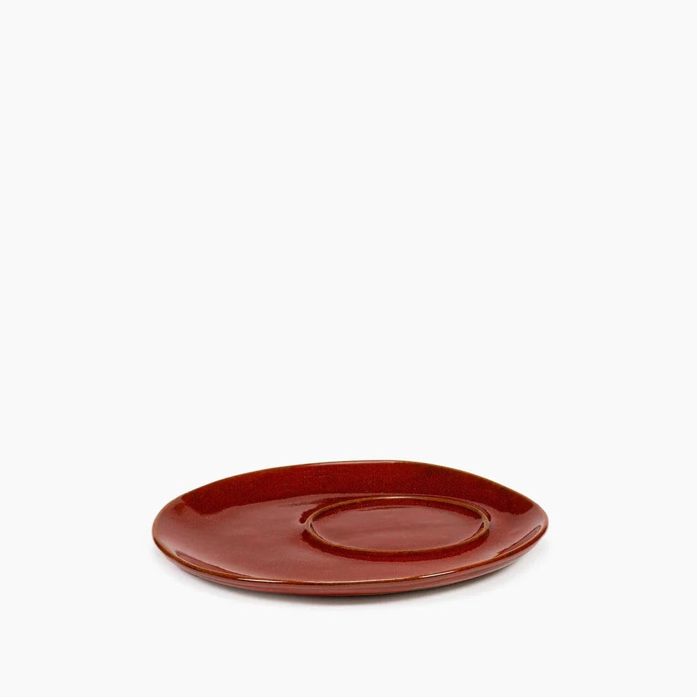 Venetian Red Saucer for Coffee Cup