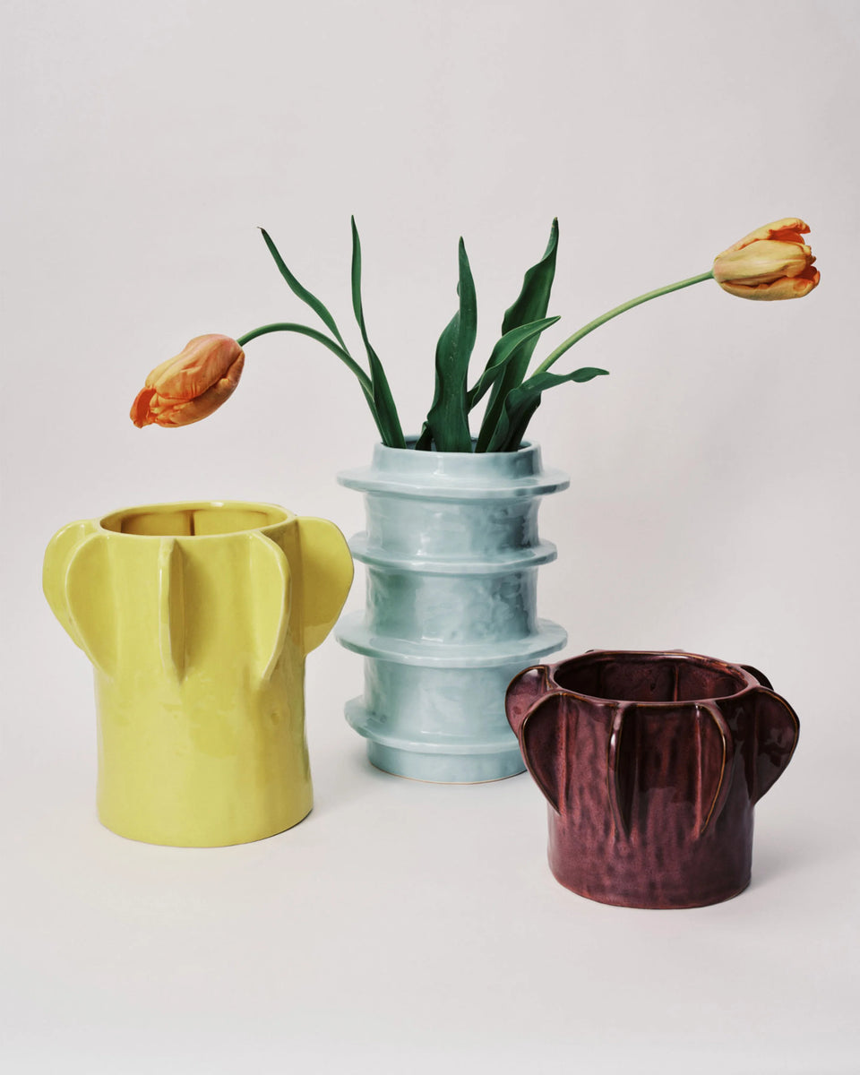 Molly Flower Pot 02 Aubergine – ALKEMI store