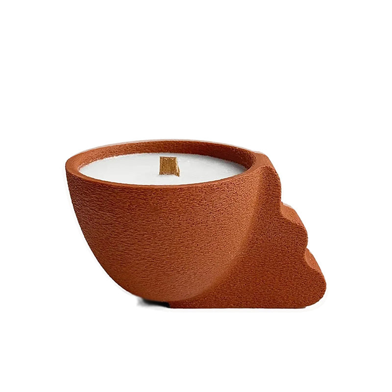 Naso Series Flur Candle Burnt Ochre