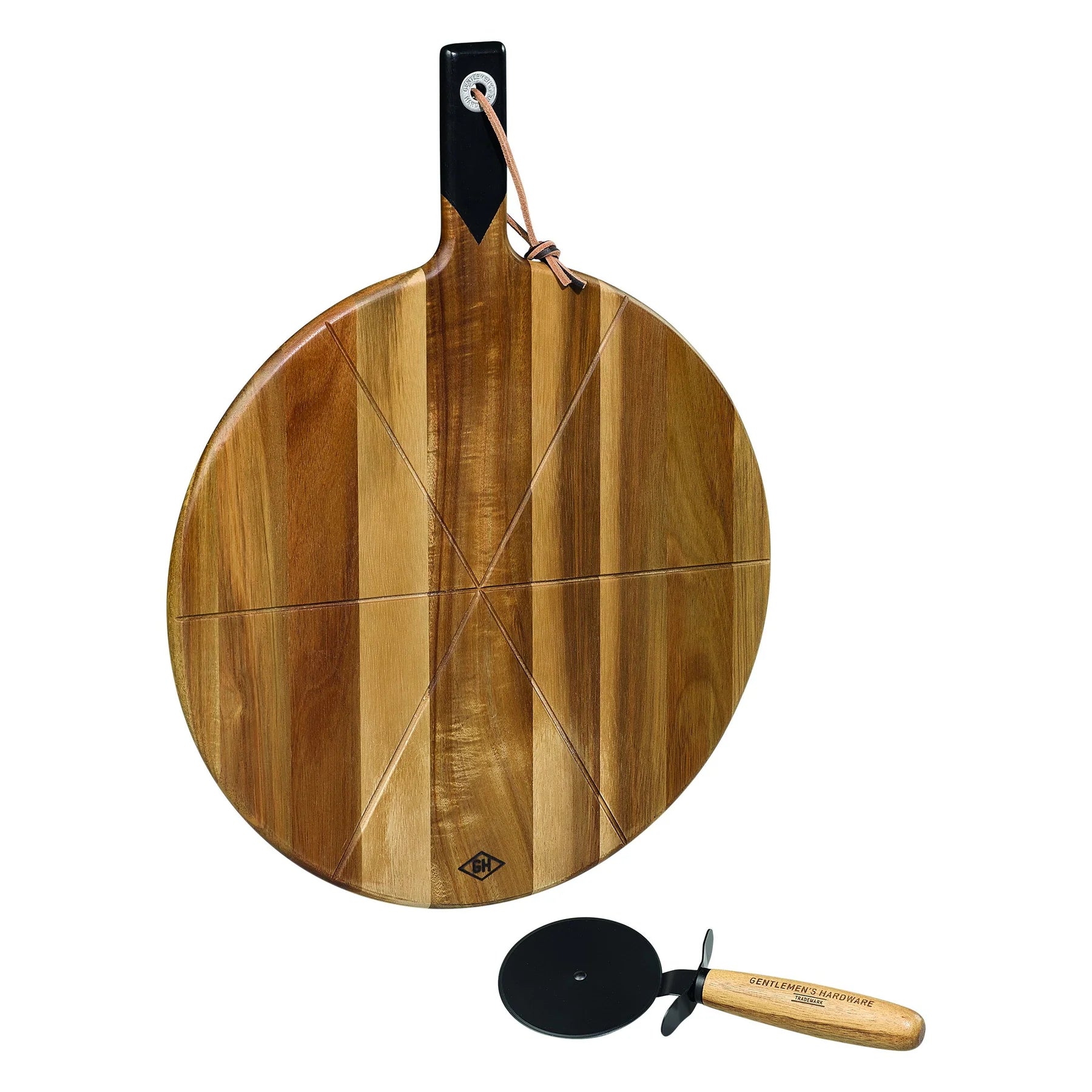 Pizza Cutter & Serving Board