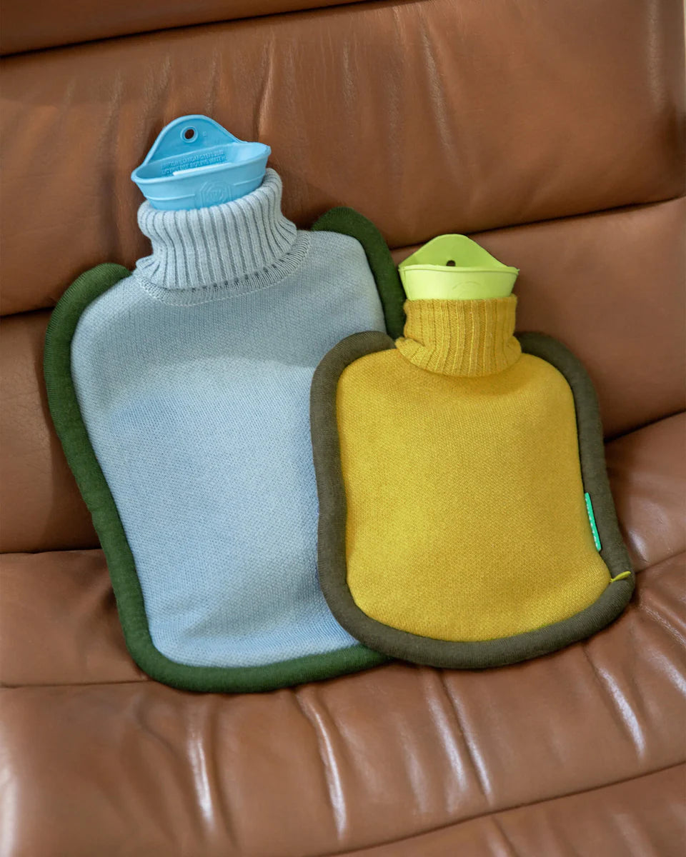 Bumper Hot Water Bottle in Light Blue