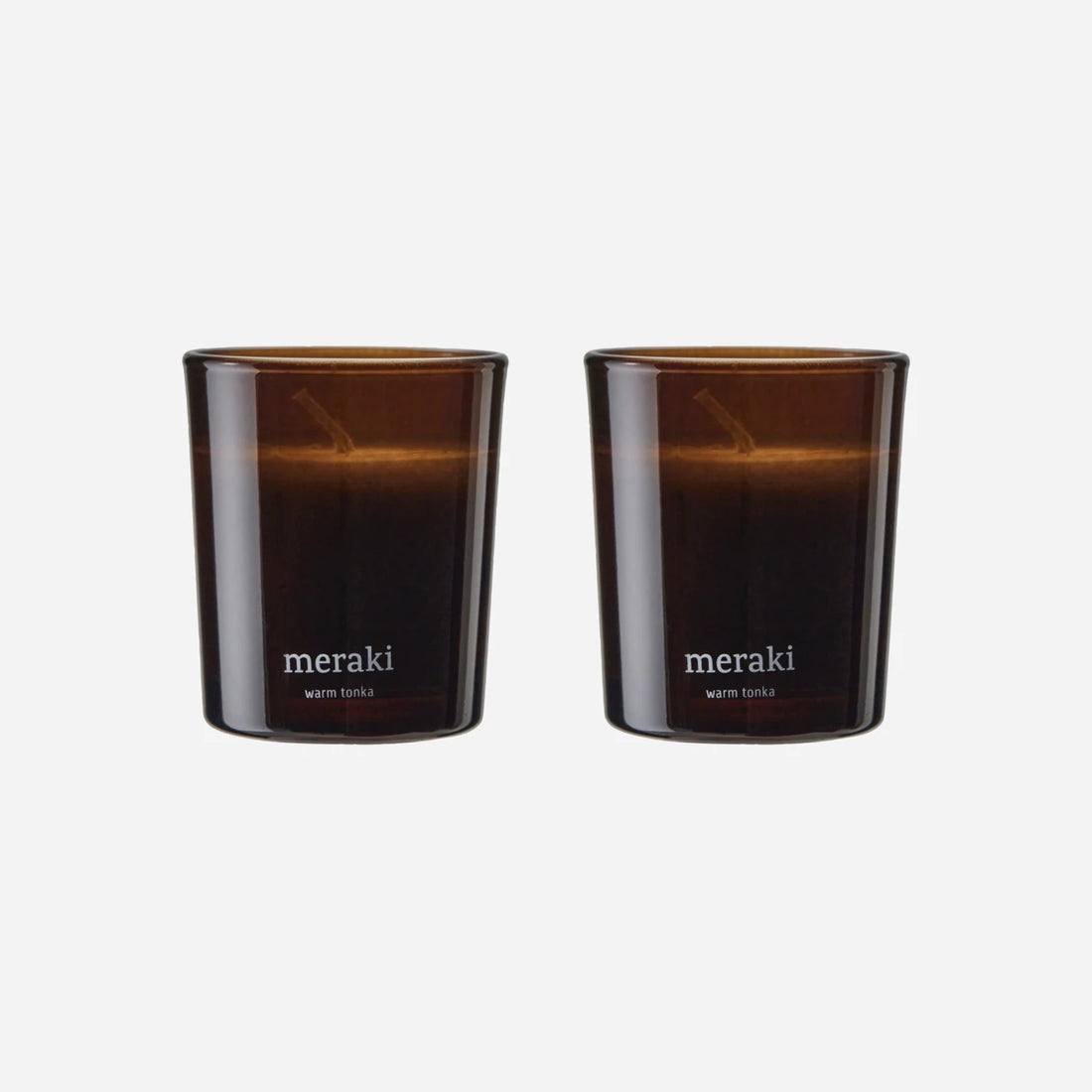 Scented Candle Warm Tonka Small (Set of 2)