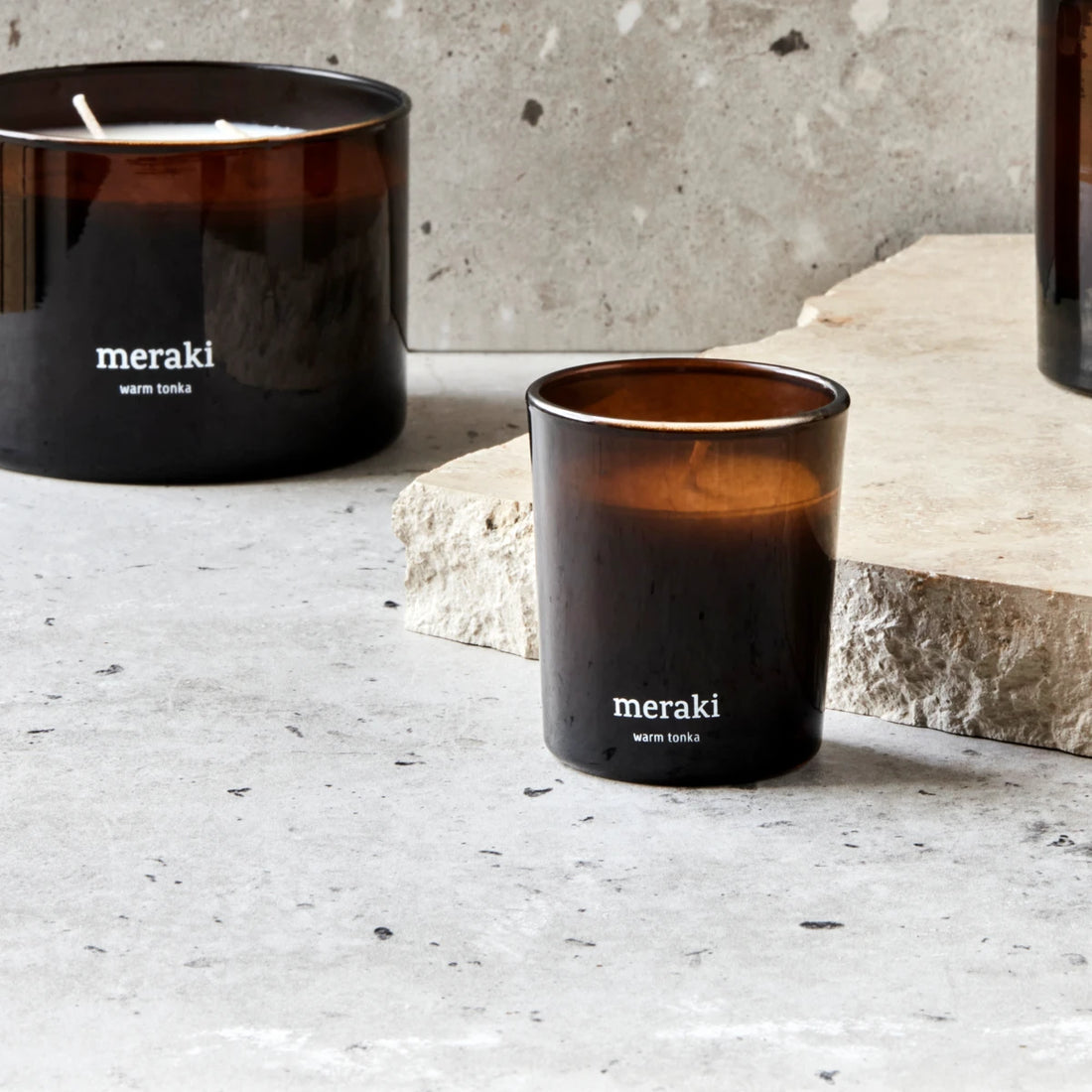 Scented Candle Warm Tonka Small (Set of 2)