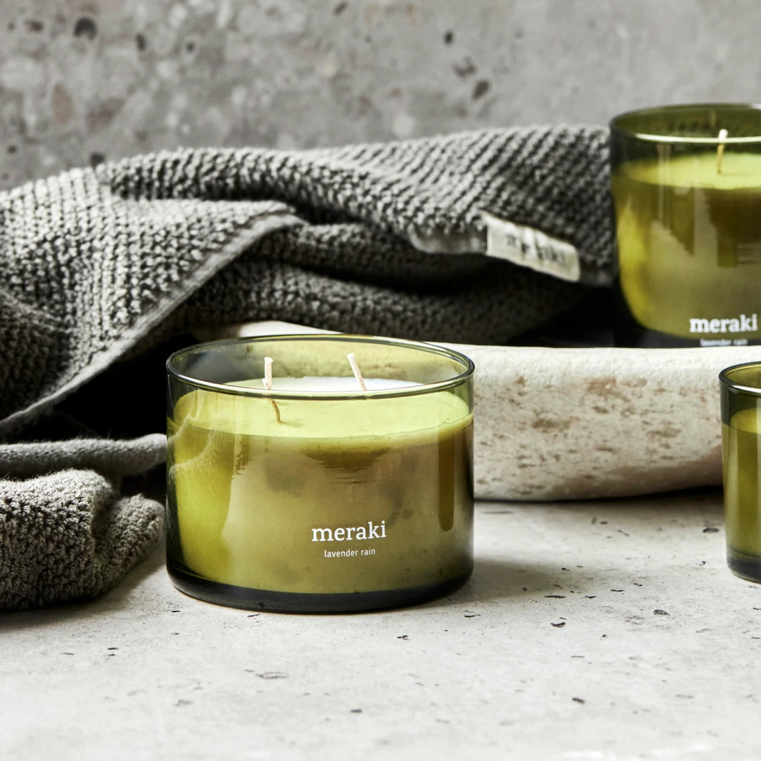 Scented Candle Lavender Rain Large