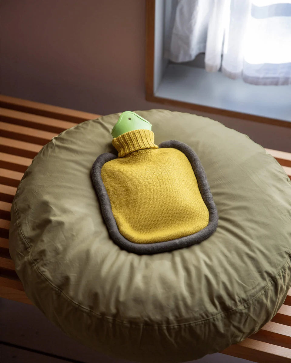 Mini Bumper Hot Water Bottle in Mustard