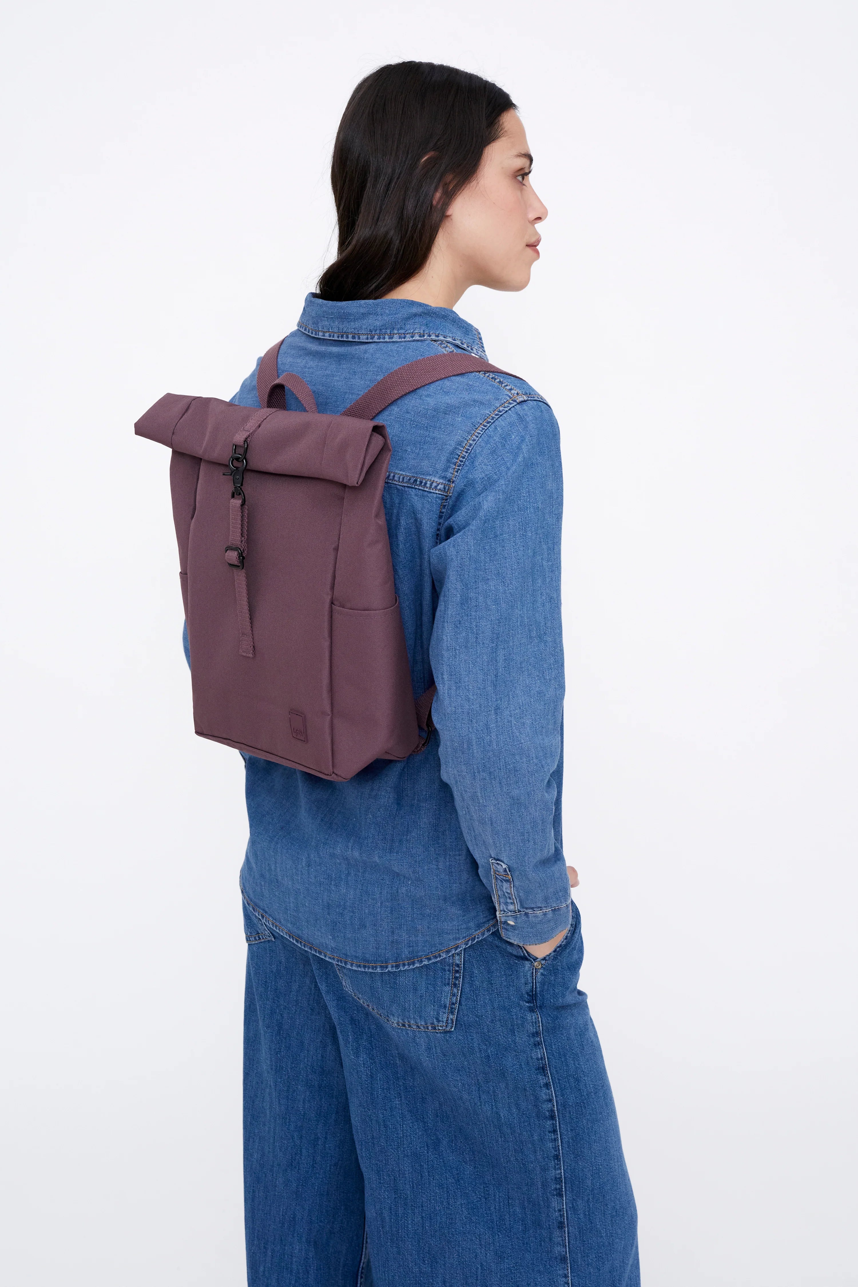 Roll Mini Backpack Maroon