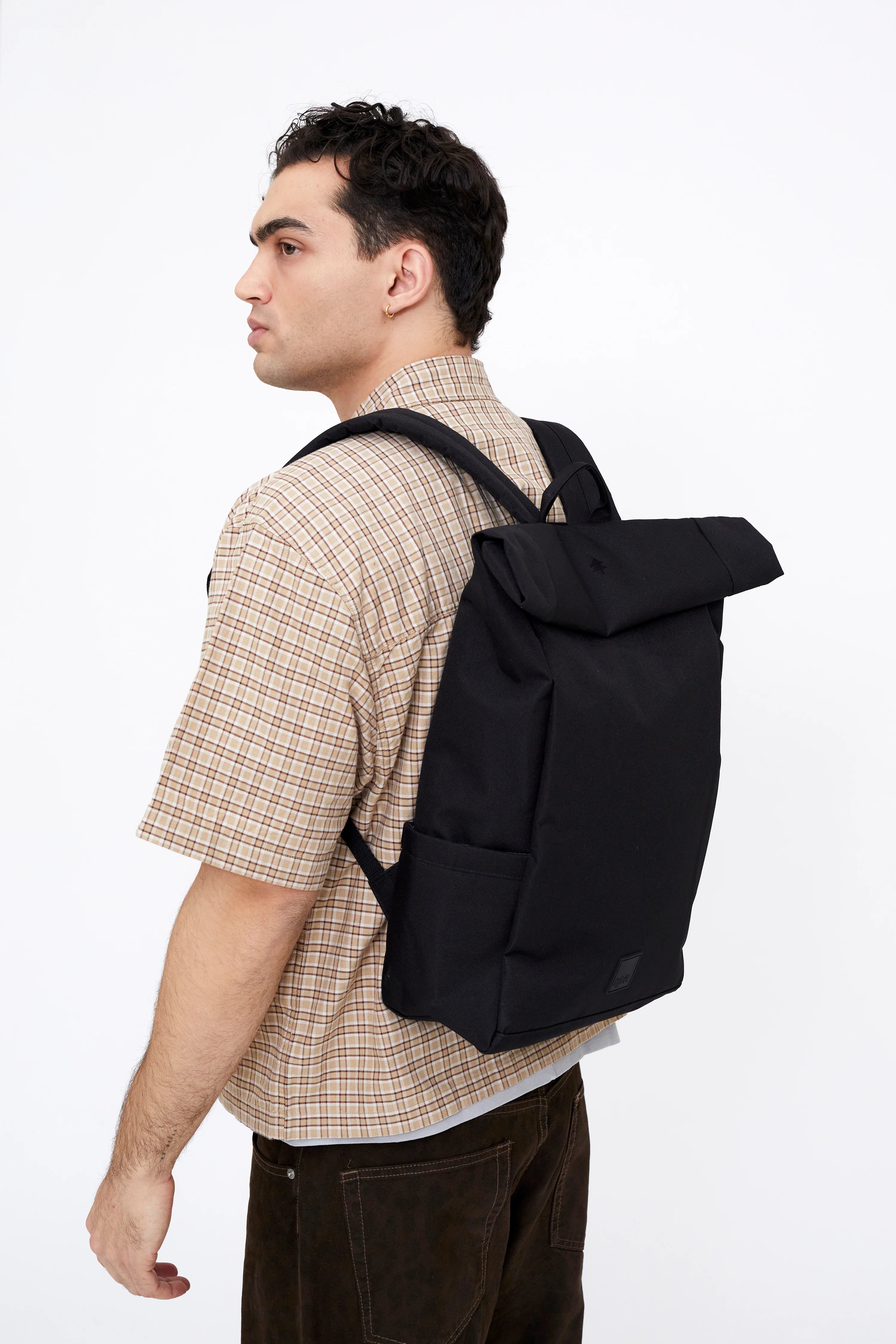 Roll Backpack Black