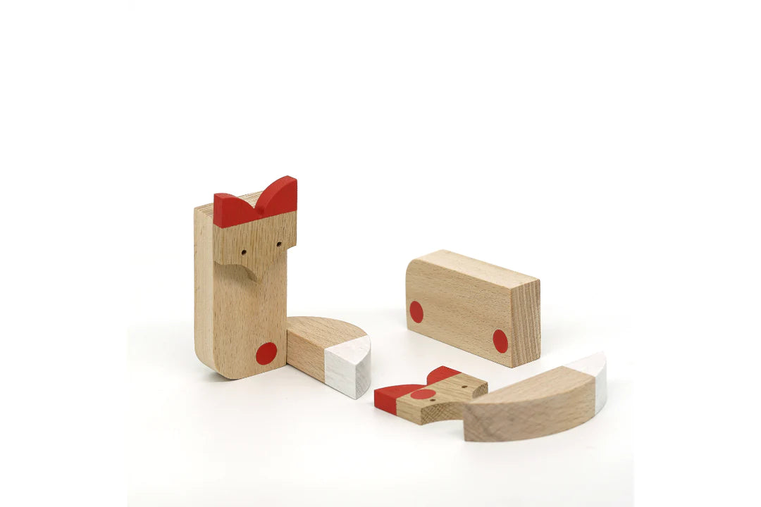 Nordic fox lite Wooden toy