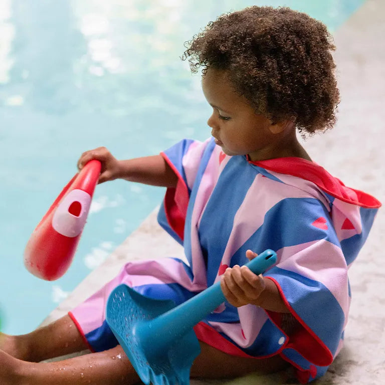 Microfibre Poncho Cherry