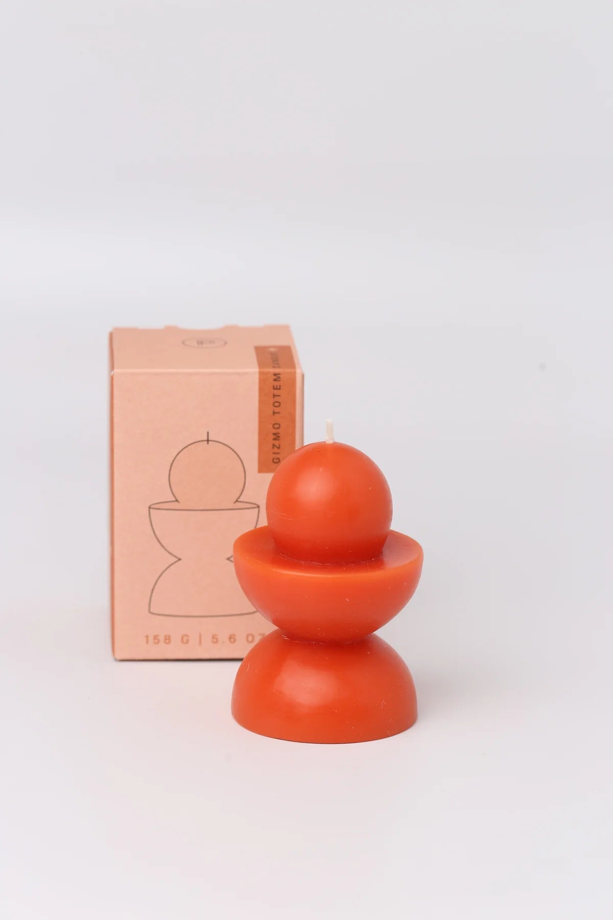 Totem Candle in Red Orange (6oz.)