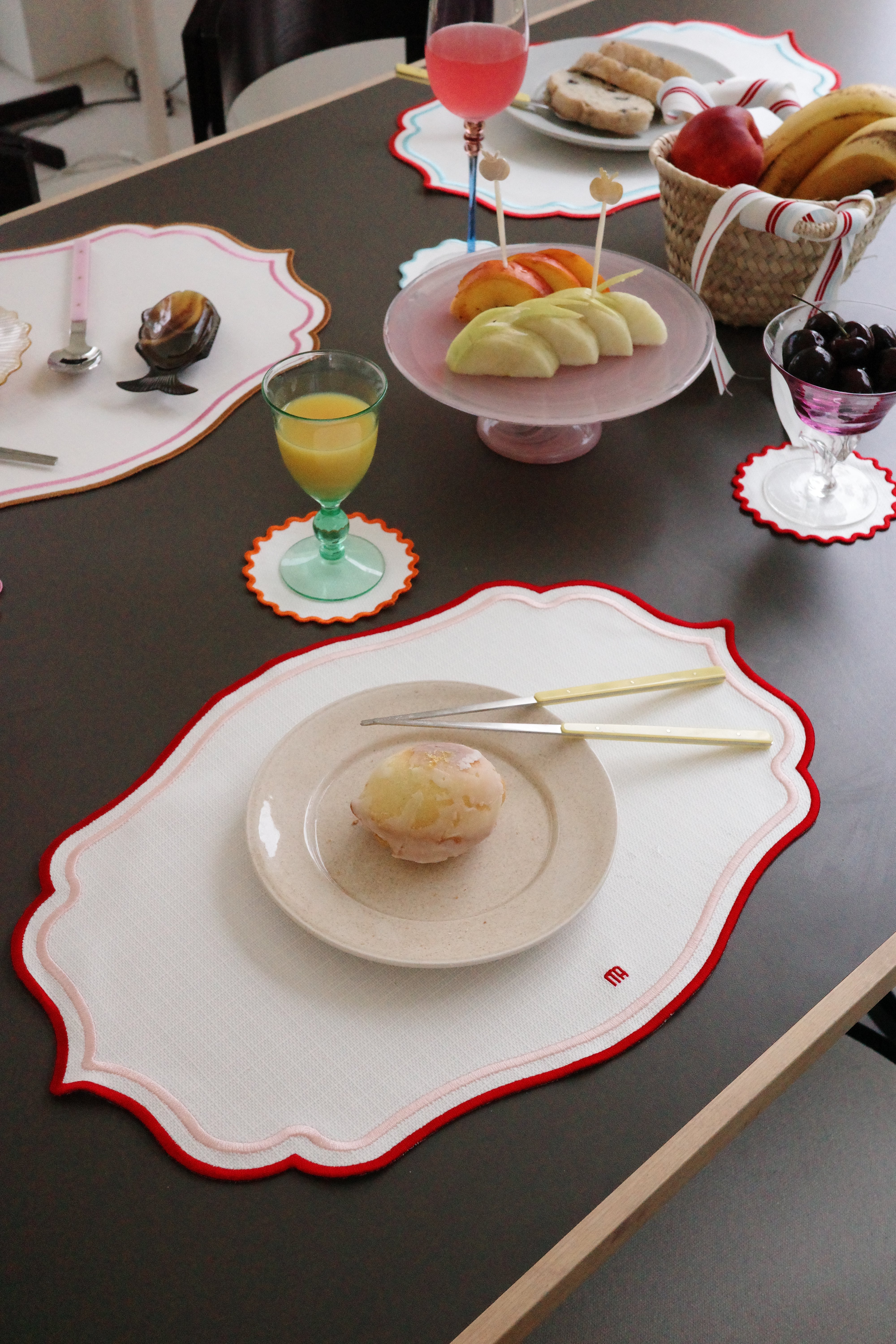 Grace Tablemat in Red