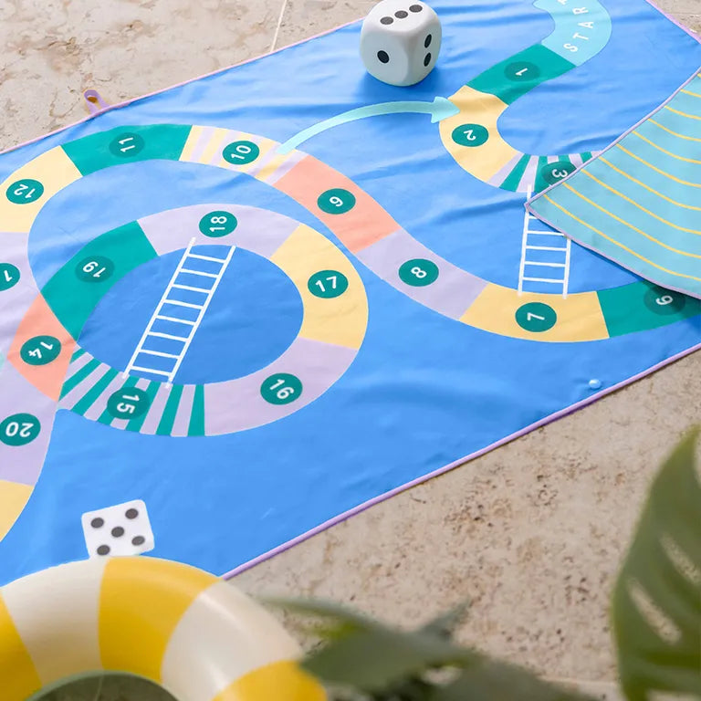 Microfibre Medium Playtowel Snake & Ladders