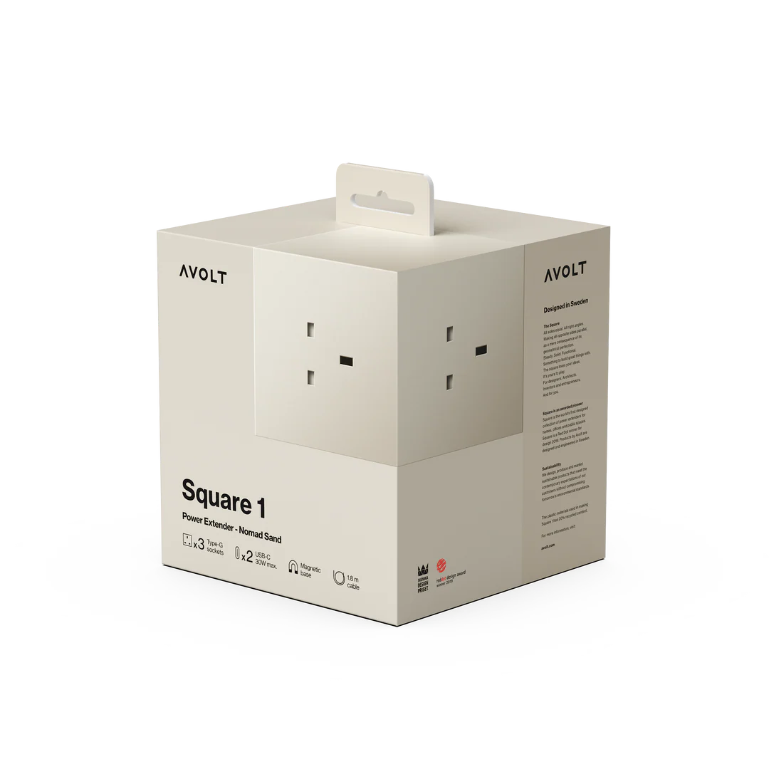 Square Power Extension 1 Nomad Sand – ALKEMI store