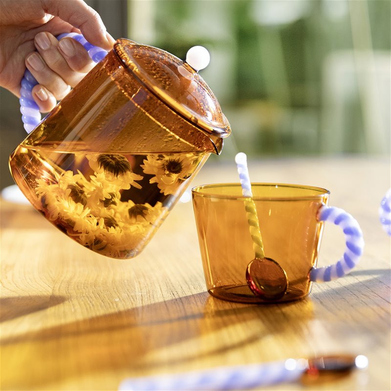 Duet Teapot in Amber