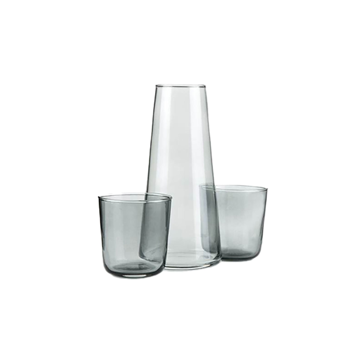 Grayscale Carafe and Glasses set