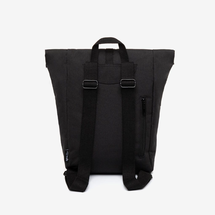 Roll Mini Back Pack in Black