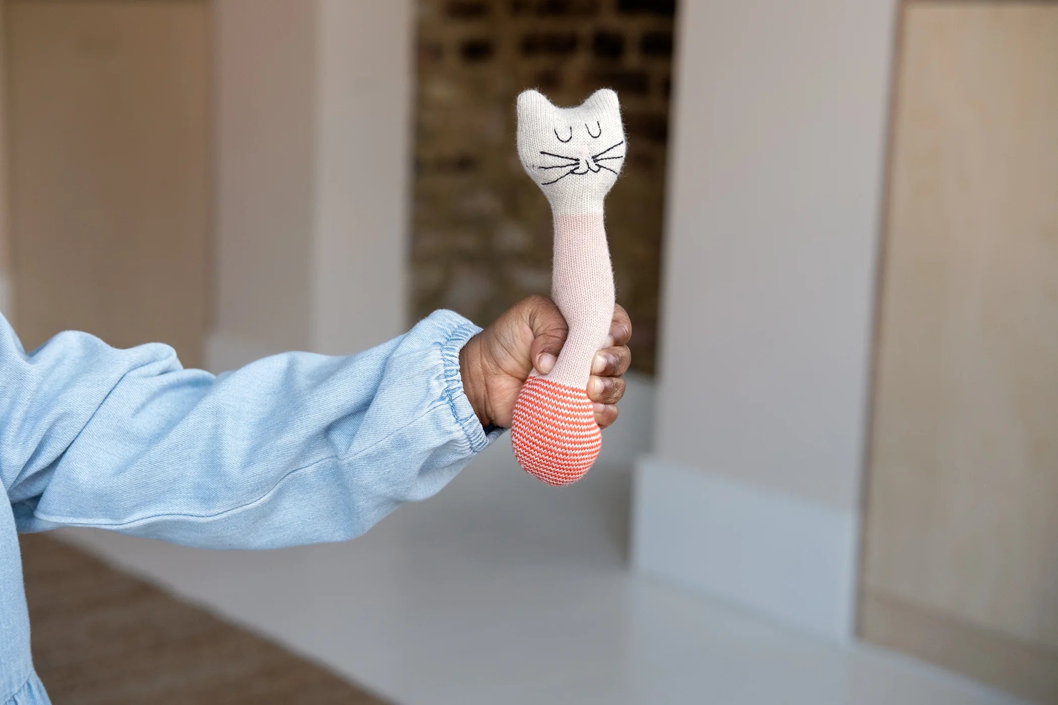 Cat Rattle in Pink