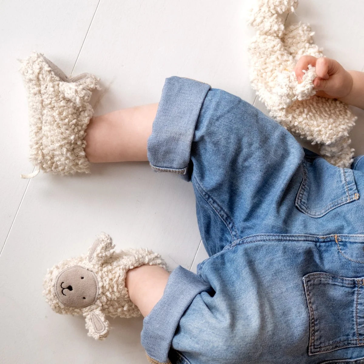 Sheep Baby Booties