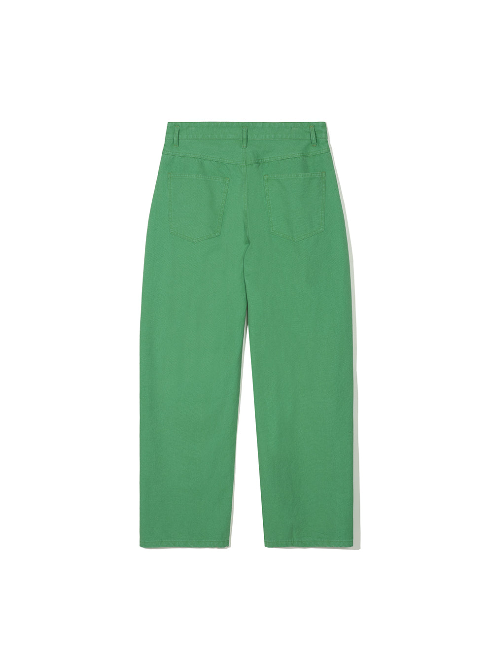 Stone Washing Chino Pants in Green
