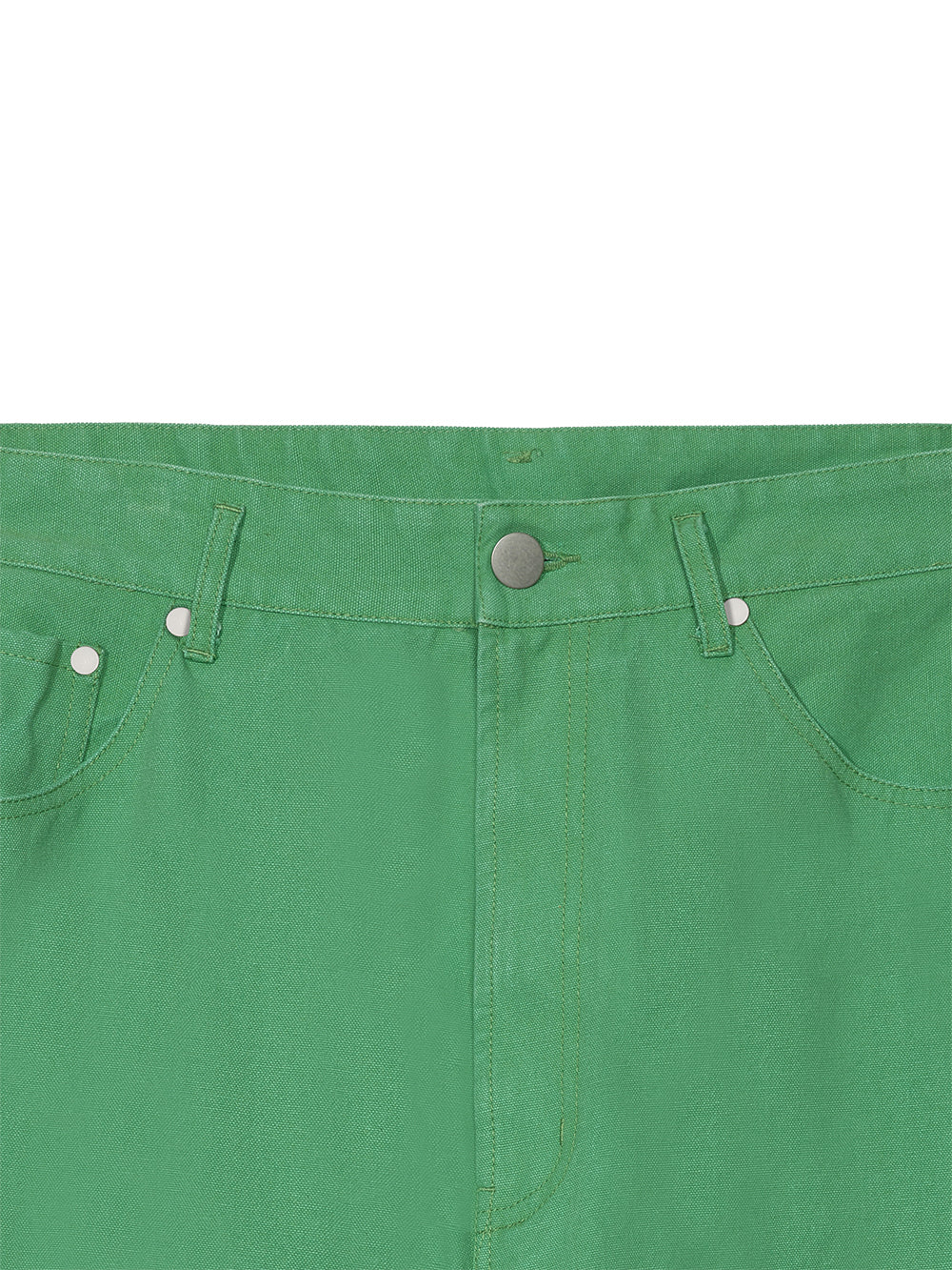 Stone Washing Chino Pants in Green