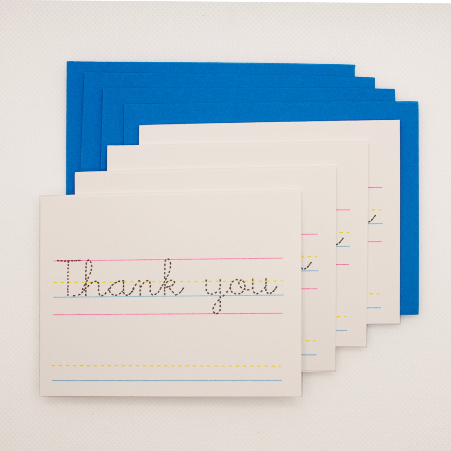 Cursive Thank You Card - Set of 4