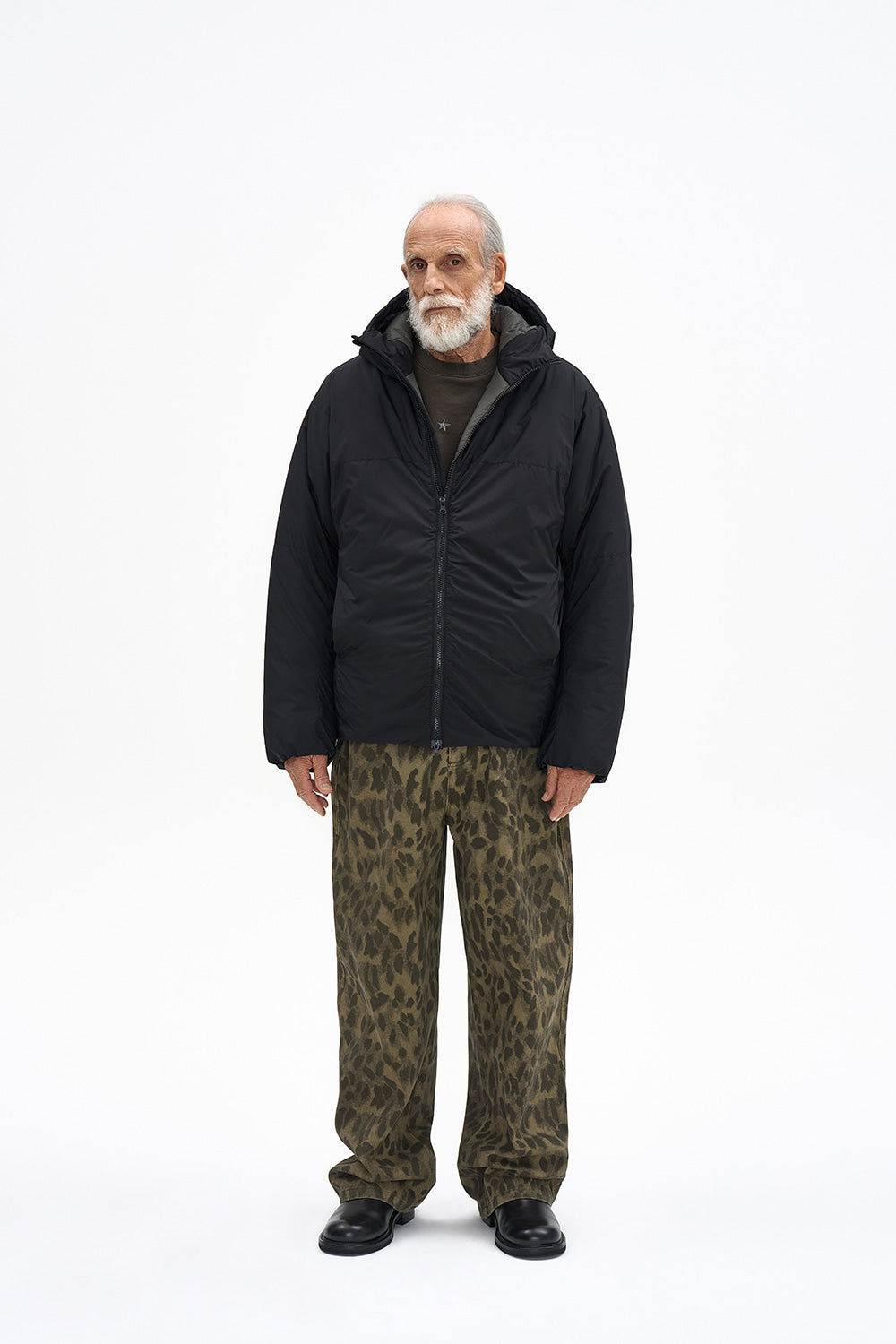 Light Air Padding Parka Black