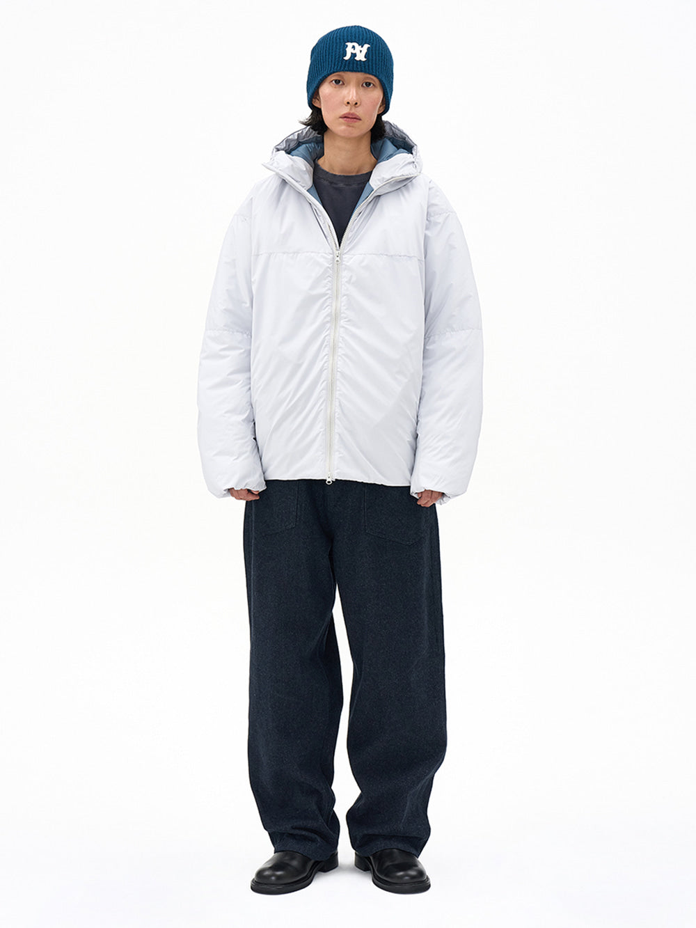 Light Air Padding Parka Sky Grey