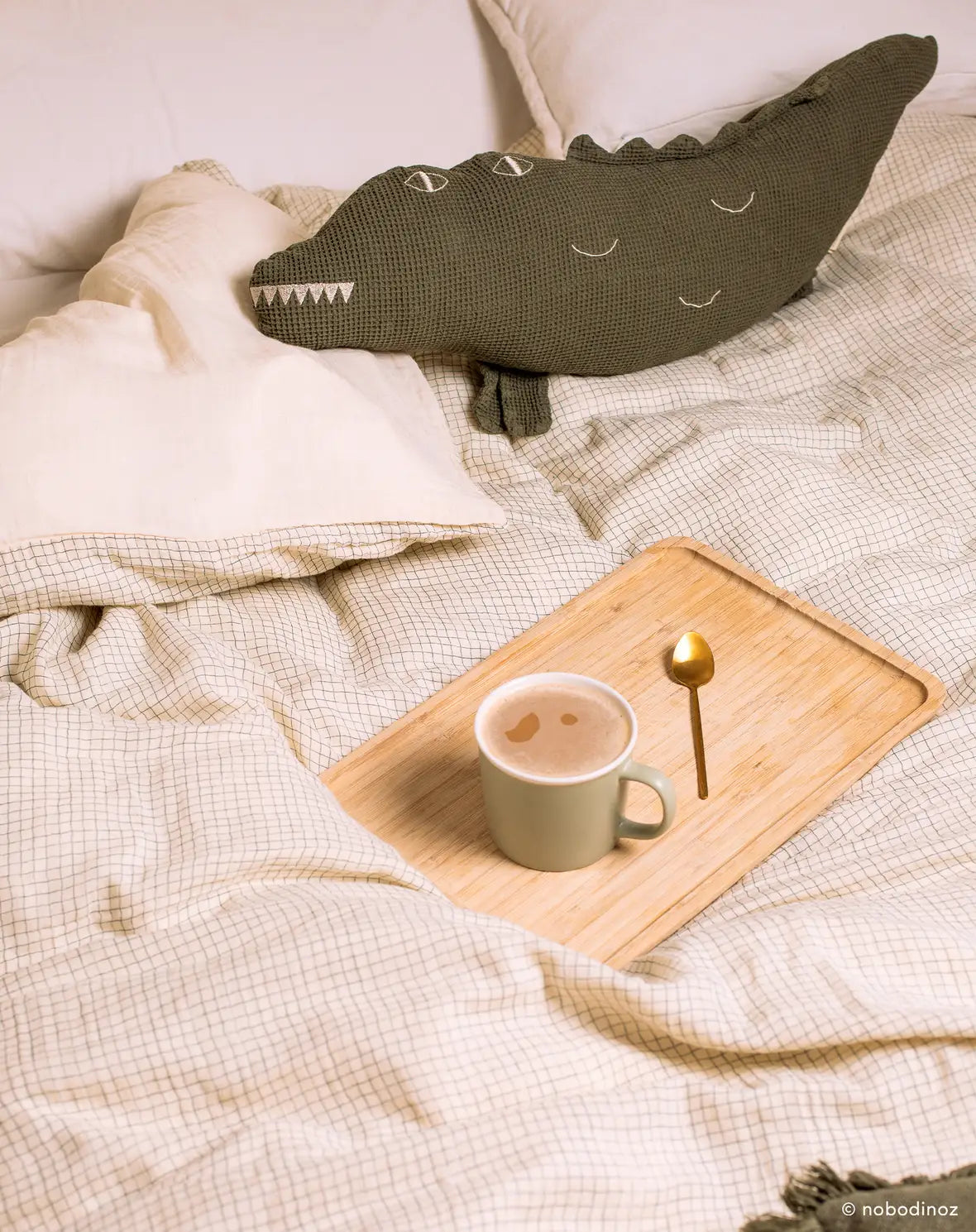 Wabi Sabi Crocodile Cushion