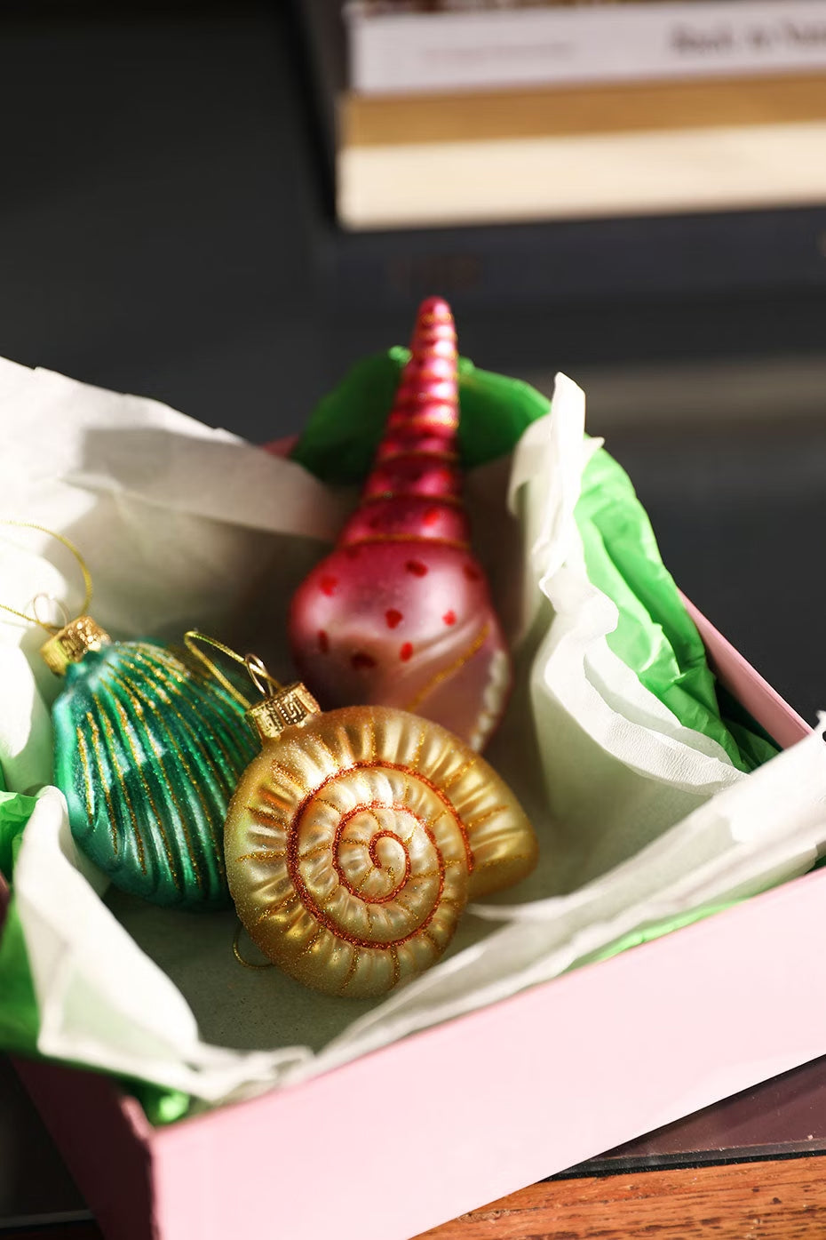 Shell Ornament in Pink